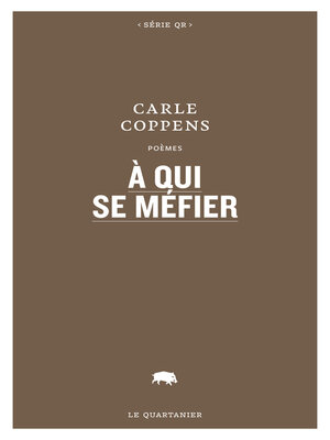 cover image of À qui se méfier